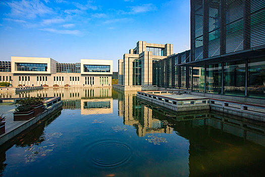 水池,外景,倒影