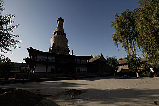 甘肃张掖,卧佛寺