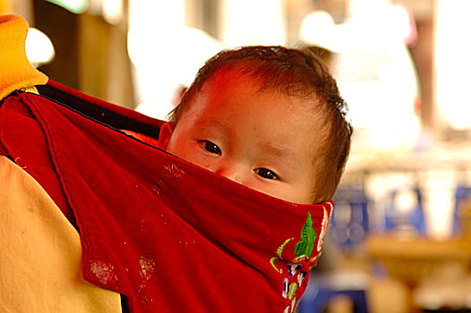 中国人,婴儿,昆明,云南,中国,十二月,2008年
