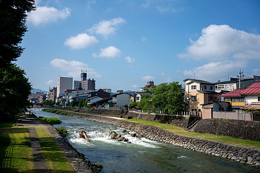 日本城市中的河流