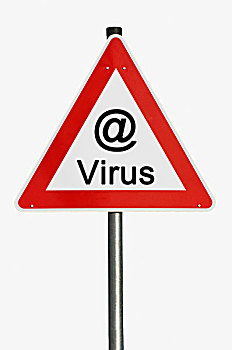 危险标志,警告标识,象征,图像,互联网,病毒