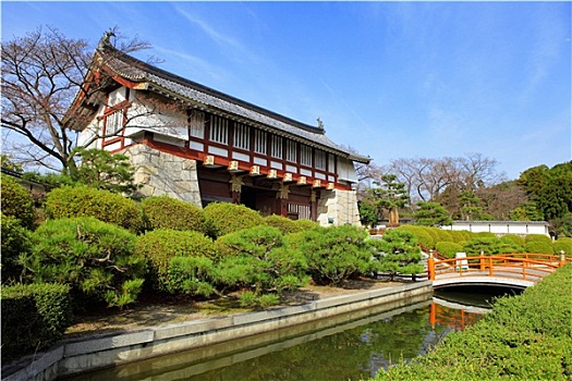 日式房屋,湖