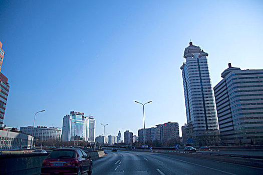 北京二环的现代建筑