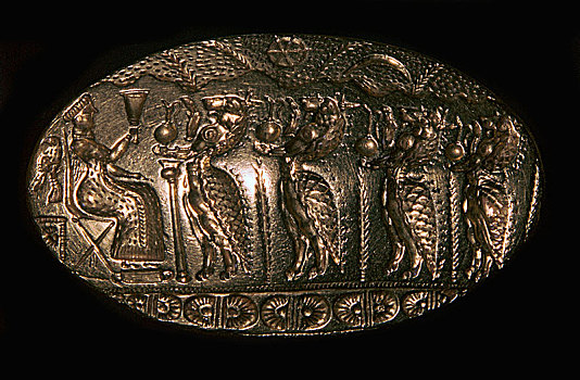 黄金,戒指,绘画,仪式,公元前13世纪,艺术家,未知