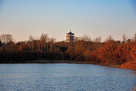 中原第一湖,河南省信阳市南湾湖