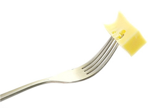 奶酪,叉子