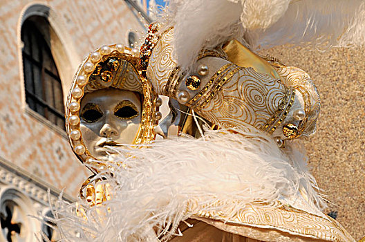 面具,威尼斯狂欢节,威尼托,意大利,欧洲