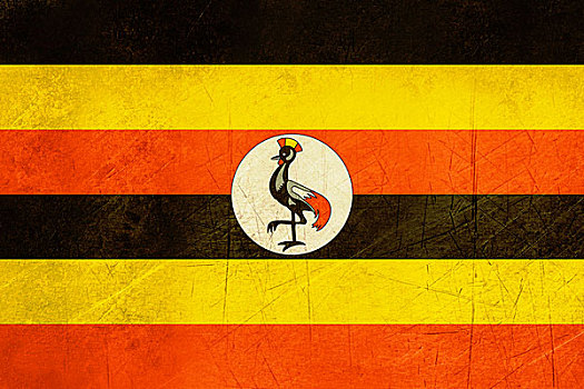 低劣,乌干达,旗帜