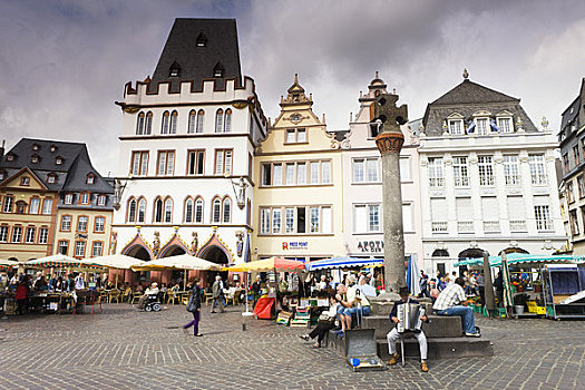 中央市场,市场,穿过,莱茵兰普法尔茨州,德国