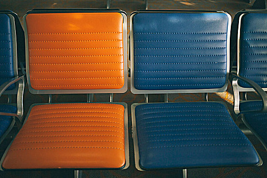 两种颜色,座椅,阿鲁巴,机场