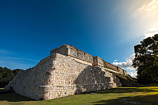 墨西哥,尤卡坦半岛,乌斯马尔,玛雅,场所,宫殿