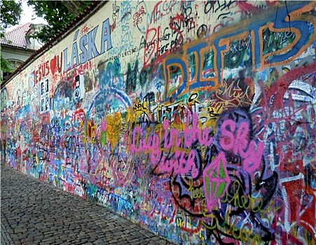 墙壁,遮盖,涂鸦,城市