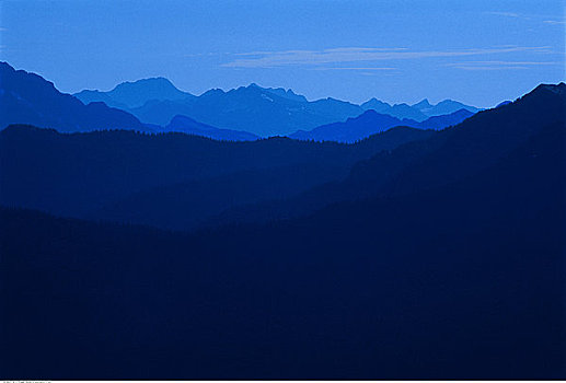 塞尔扣克山,普契尔山脉,爱达荷,顶峰,不列颠哥伦比亚省,加拿大