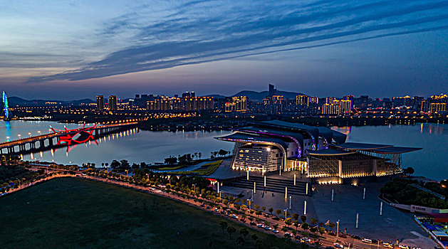 城市,风景,交通,流动,苏州,工业园,夜晚