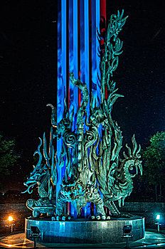 蚌埠夜景-龙子湖公园