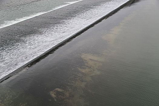 水波纹,溪流,剡溪