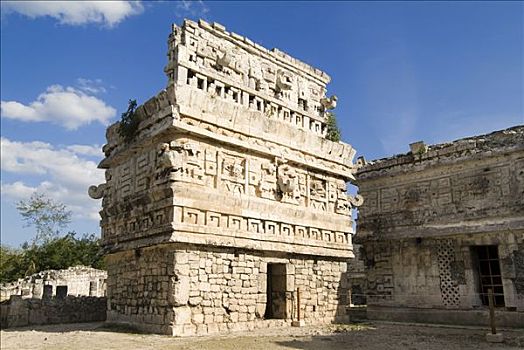奇琴伊察,教堂,复杂,尤卡坦半岛,墨西哥,世界遗产