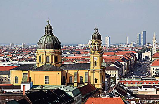 德国,巴伐利亚,慕尼黑,教堂