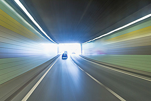 驾驶,隧道,北莱茵威斯特伐利亚,德国