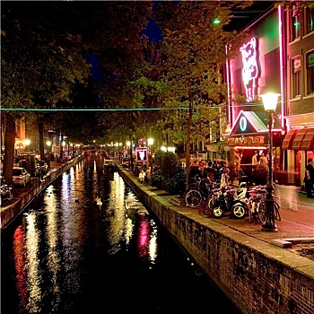 红灯,地区,阿姆斯特丹,荷兰