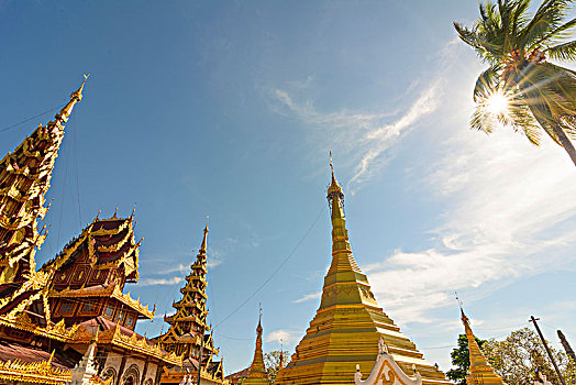 海雀,庙宇,克伦邦,缅甸
