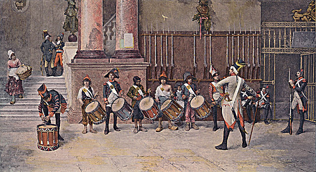 鼓手,共和国,1896年,艺术家,未知