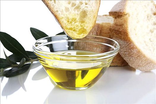 橄榄油,面包