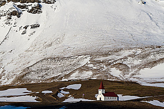 冰岛,乡村,教堂,年轻,画廊