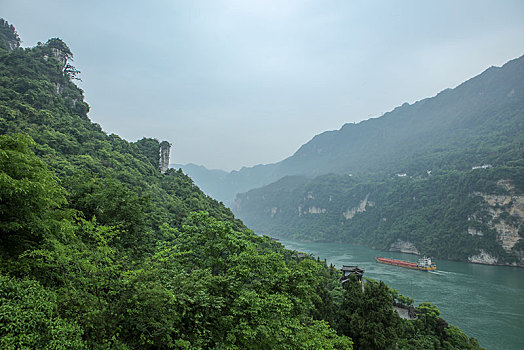 宜昌,三峡人家,长江,运输,航道,民俗,表演,风景,景点,旅游,高山,瀑布,河流,神秘,树木,植被,峡谷,壮观