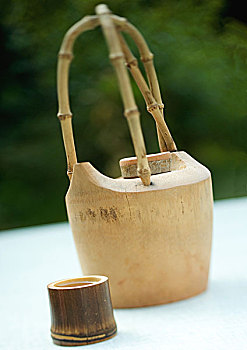 竹子,茶具