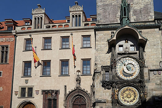 天文钟,老城,市政厅,布拉格