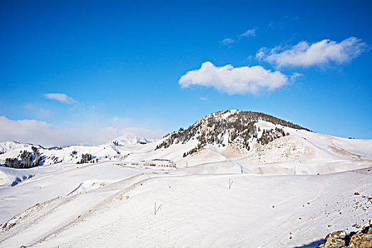 雪地雪山