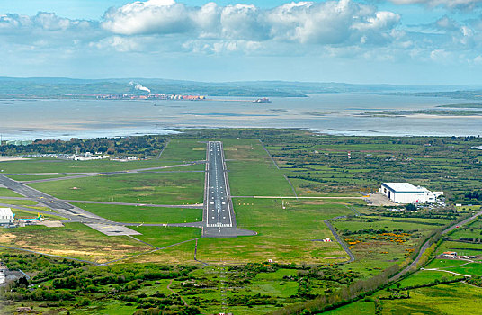 飞机跑道,机场,克雷尔县,爱尔兰,英国,欧洲