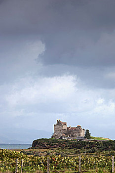 城堡,岛屿,莫尔岛,苏格兰