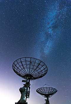 北京市密云区不老屯璀璨的星空