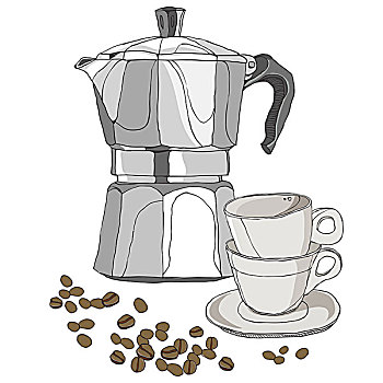 咖啡研磨机,新鲜,咖啡豆