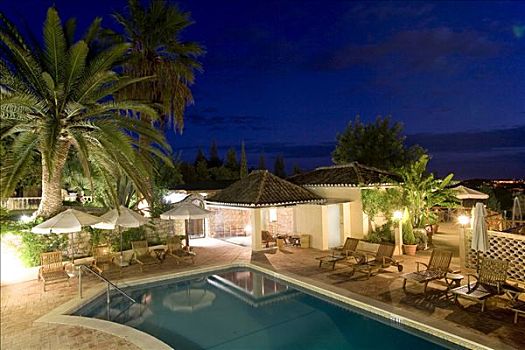 游泳池,酒店,小,豪华酒店,阿尔加维,葡萄牙,欧洲