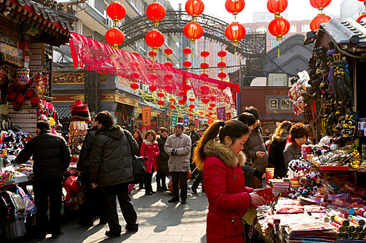 市场,北京,中国
