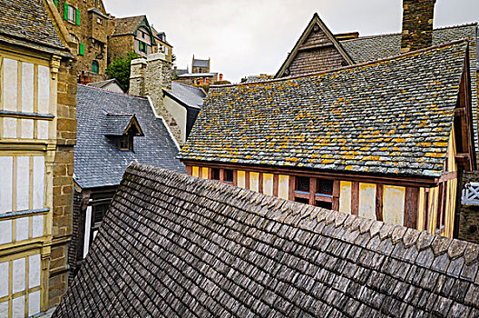 屋顶,诺曼底,法国