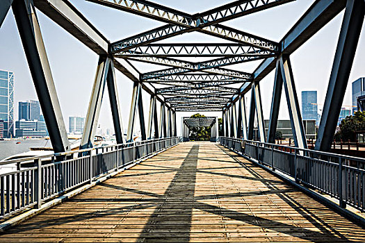 位于上海,一百年前,钢桥