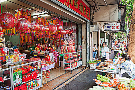 泰国,曼谷,唐人街,特色,街景