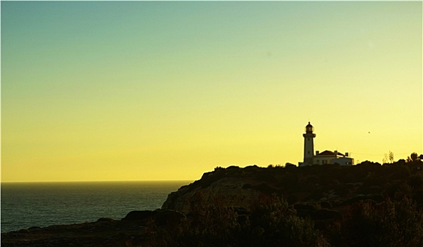 灯塔,葡萄牙,海岸