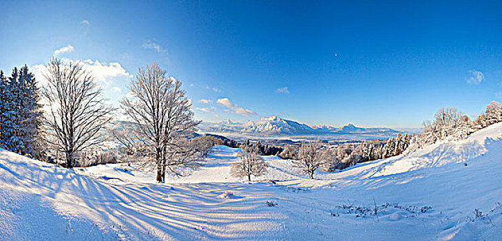 景色,贝希特斯加登阿尔卑斯山,瓦茨曼山,萨尔茨堡州,奥地利