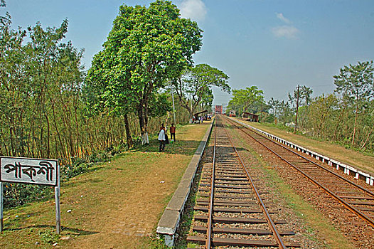 火车站,铁路线,孟加拉,2008年
