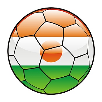 尼日尔,旗帜,足球
