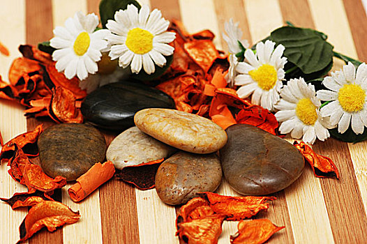 石头,花瓣,花,芳香疗法