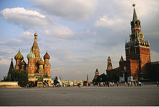大教堂,红场,莫斯科,俄罗斯