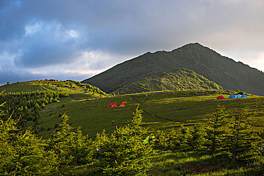 海坨山风光,山水风景