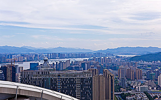 杭州城市全景图