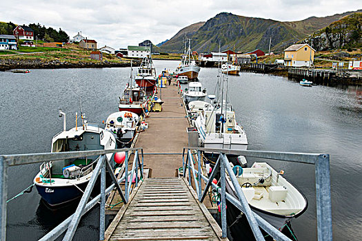 渔村,韦斯特阿伦,诺尔兰郡,挪威,欧洲